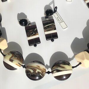 Angela Caputi Designer Italy Necklace & Earrings NWT